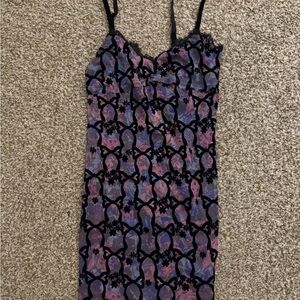 Elegant Multicolor Lace Dress